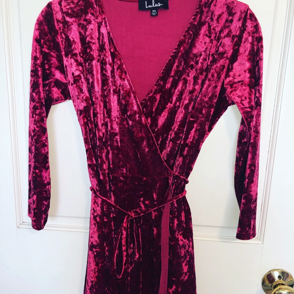 Lulu’s Velvet Dress